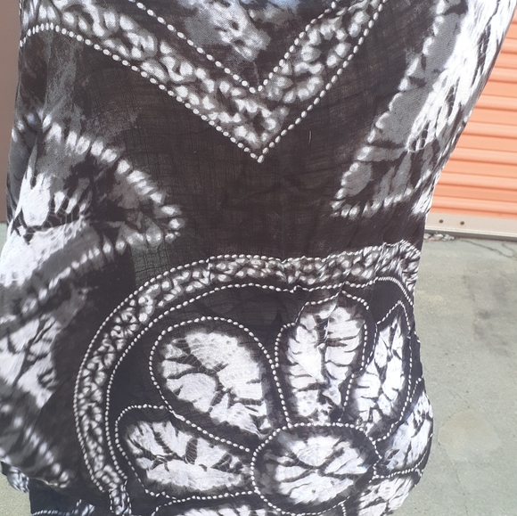 Brown Tie Dye kimono Cardigan M l New tag one size - Picture 5 of 6